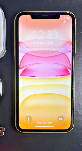 Apple iPhone 11 - 128GB - Yellow (Factory Unlocked) - Back / Front C / NTZ - Afbeelding 4 van 6