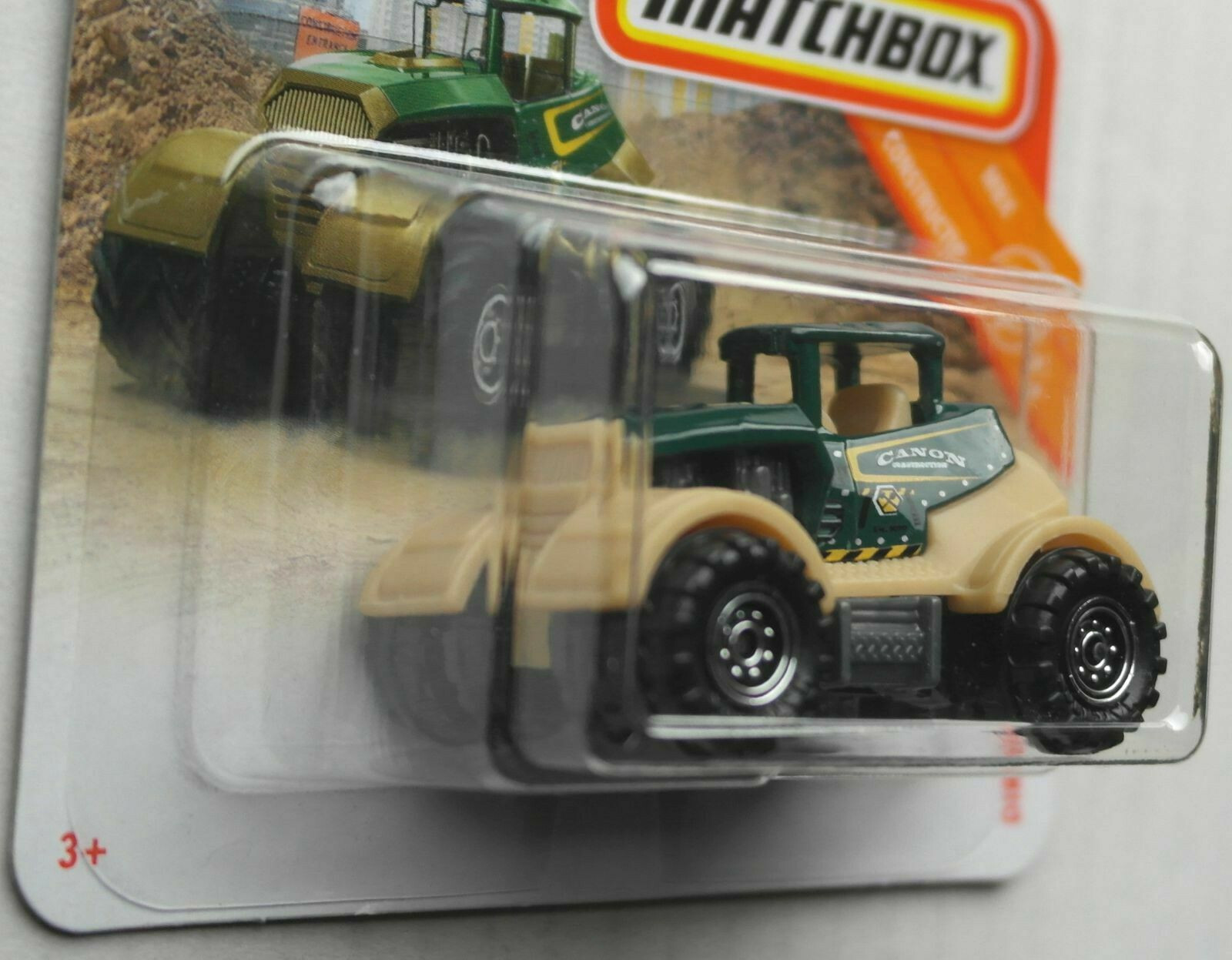 Matchbox Dirtstroyer dunkelgrünbeige NeuOVP Traktor Schlepper Bauernhof Farm