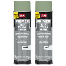 Sem 39693 Green Self Etching Primer - 15.5 Oz. Pack Of 2 Cans