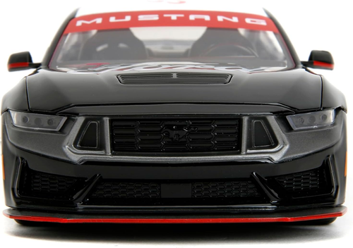 Coche fundido a presión Bigtime Muscle 2024 Ford Mustang Dark Horse 1:24 nuevo juguete regalo - Imagen 6 de 10