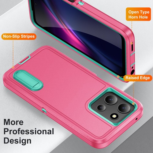 Funda rígida trasera híbrida resistente híbrida a prueba de golpes para Motorola Moto G Power 5G/G 5G 2025 - Imagen 36 de 100