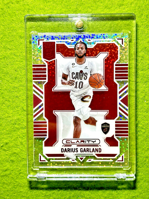 Darius Garland WHITE SPARKLE PRIZM CLEAR CARD SSP 2022 Elite Darius Garland WHITE SPARKLE PRIZM CLEAR CARD SSP 2022 Elite