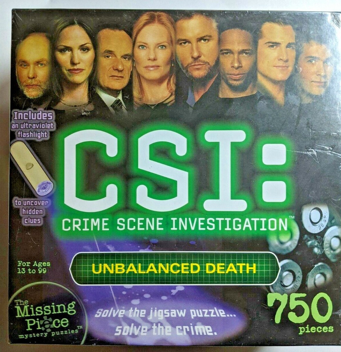 CSI Unbalanced Death Puzzle NIB Sealed 750 Pieces RoseArt | eBay