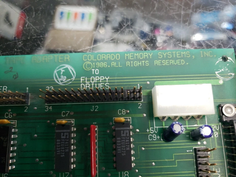 Adaptador de cinta disquete Colorado Memory Systems CMS 026-283 FC ENVÍO GRATUITO Foto 3 de 4