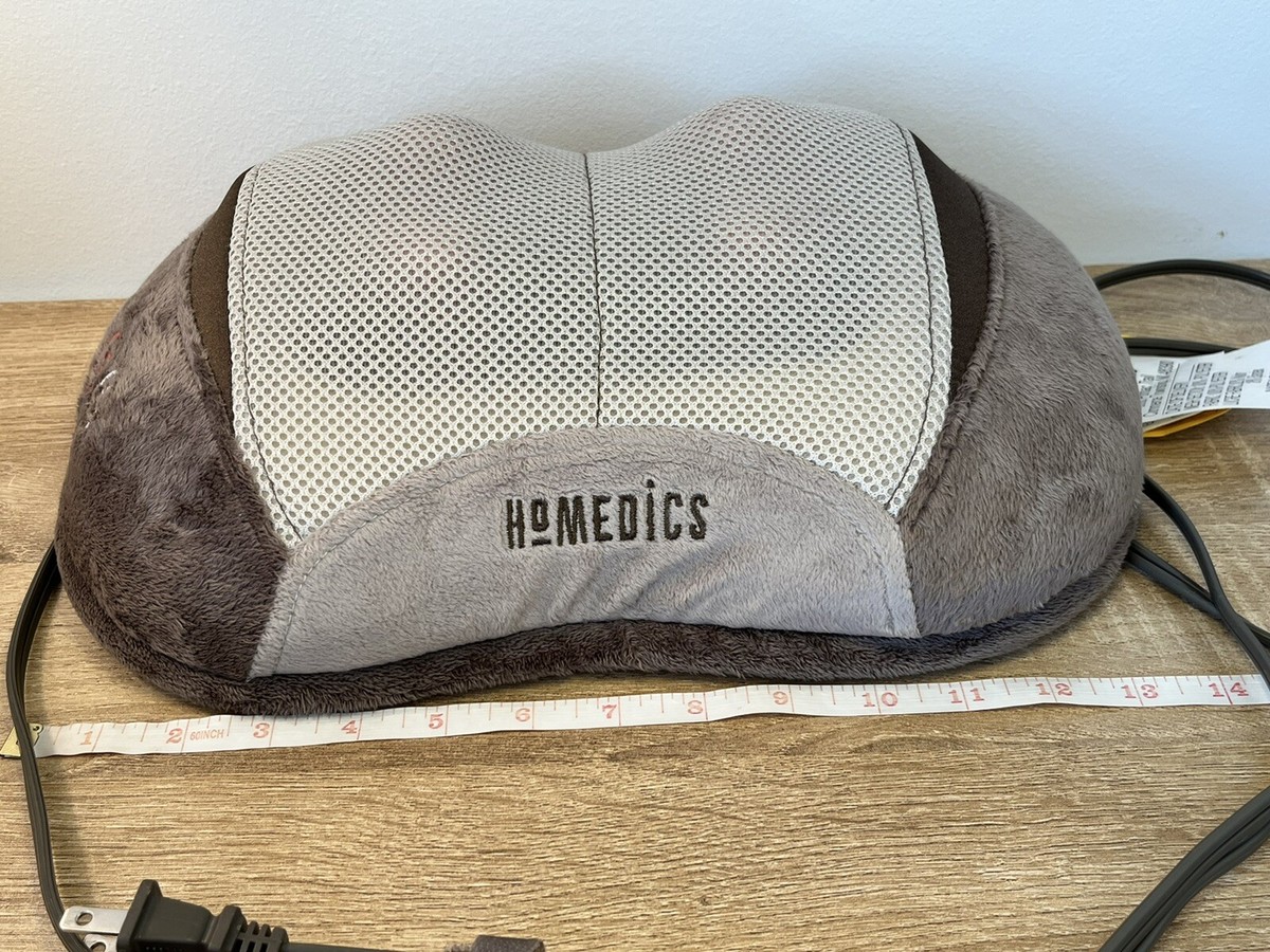Shoulder Massager Homedics Neck Pillow HoMedics SP-100H 3D Shiatsu And Vibration  Massage Pillow With Heat