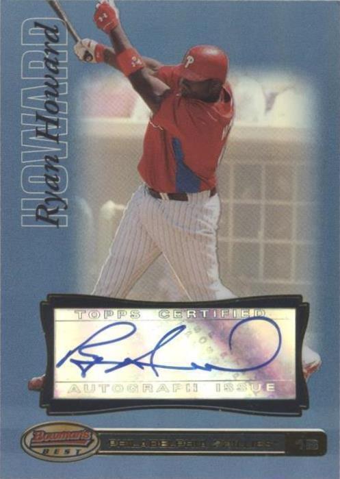 Ryan Howard Inscriptions 2007 Bowman's Best - Ryan Howard #24 Blue Autograph /99 (AU) for sale ...