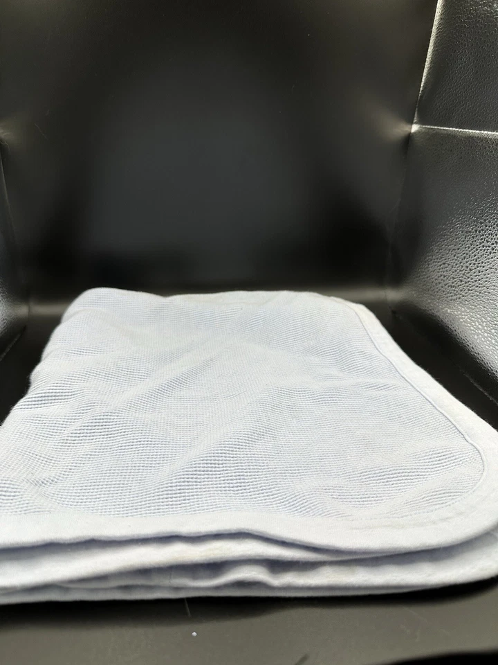 Manta térmica de seguridad para bebé Garanimals Lovey vintage tejido gofre azul claro Foto 4 de 4