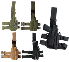 Kombat UK Tactical Leg Holster Right Handed Pistol Pouch Airsoft Shooting