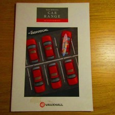VAUXHALL Safety Security Sound Fashion Accessory Accessories UK Brochure 1992