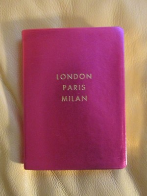 GRAPHIC IMAGE-World Shopping Journal-London Paris Milan w/Gold Gilt Edges