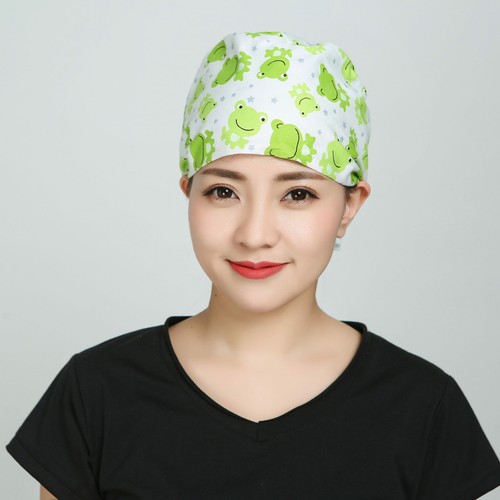 Womens/Mens Florals Printed Cap Scrub Hat/Cap Head Wear Adjustable Accessories - Picture 642 of 660