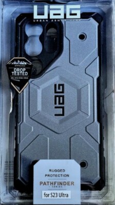 UAG Monarch-Pathfinder GREY BLACK Heavy Duty Shockproof  S23 Ultra Case 6.8''