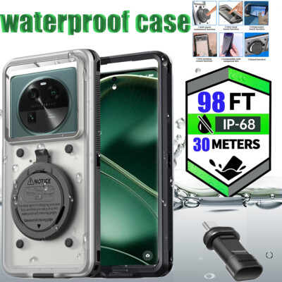 For Oppo Find X2 X3 X5 Lite X3 X2 Neo X6 Pro X7 Waterproof Case Self Check Cover