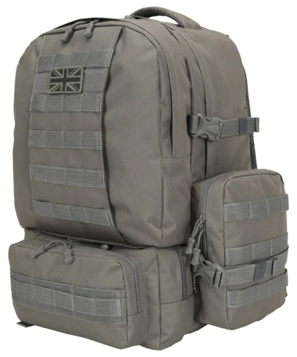 Expedition Pack 50L Gunmetal Grey Military Tactical Molle Backpack