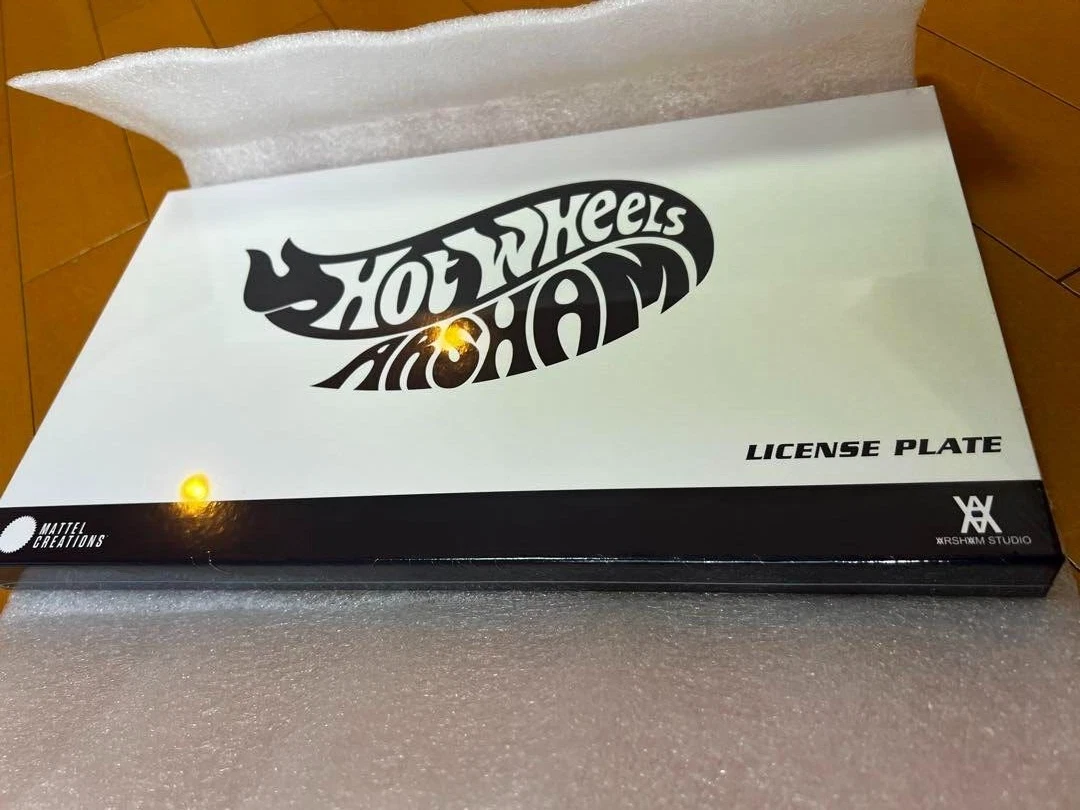Hot Wheels Daniel Arsham License Plate | eBay