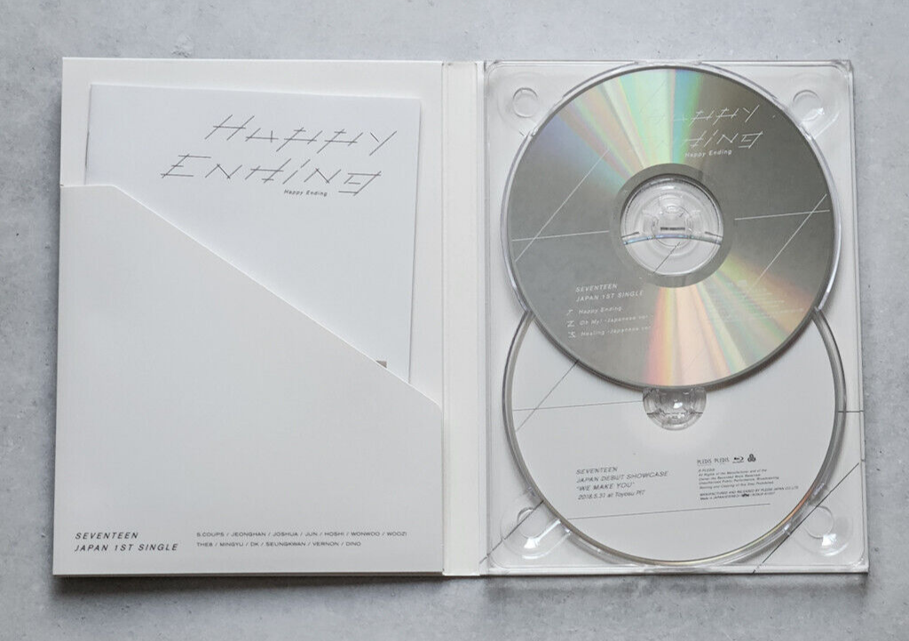 SEVENTEEN Happy Ending Carat ver Japan FC Fanclub CD+Blu-ray *NO