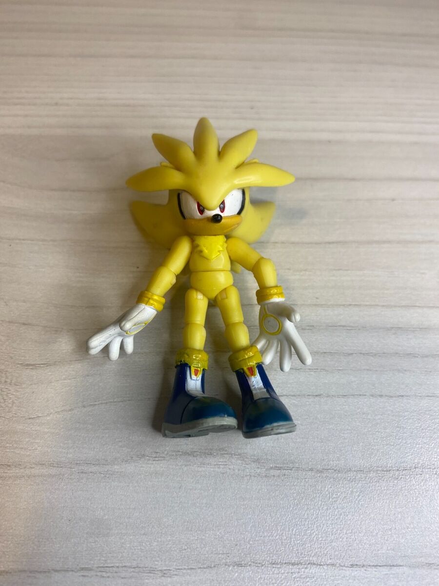 Sonic The Hedgehog Super Sonic 3 Action Figure Sega Jazwares