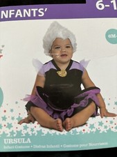 Disney Baby Halloween Costume Ursula Size 6-12 Months NEW