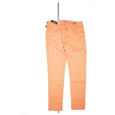 Mavi Jeans Serena Low Rise super Skinny Fit stretch Hose W30 L30 Orange Neon NEU