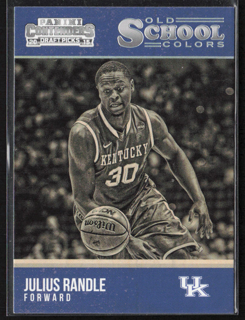 2015 Panini Contenders Draft Picks Old School Colors Julius Randle #16