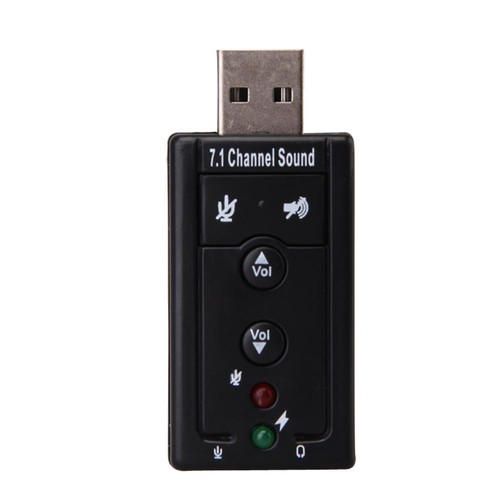 USB External 7.1 Channel CH Virtual Audio Sound Card Adapter PC FR - Photo 2/6