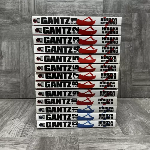 GANTZ Manga English 1-13 Hiroya Oku Works Dark Horse 2000 RARE HTF 