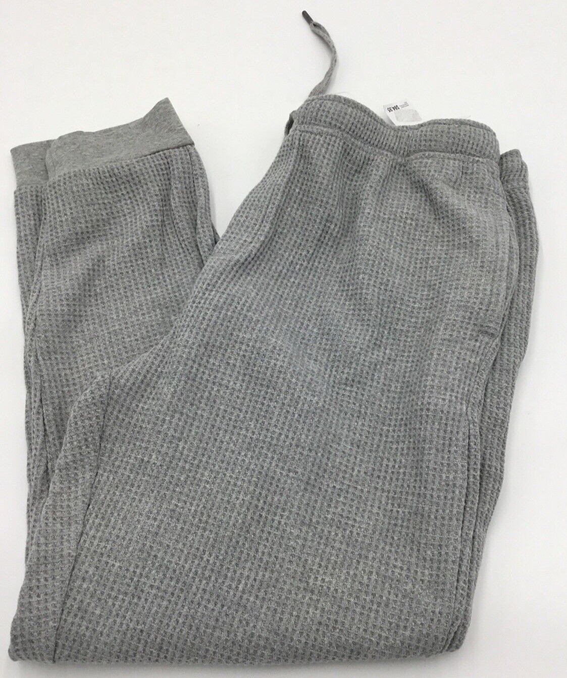 Мужские пижамные брюки-джоггеры Gap из вафельного трикотажа Серый Вереск большой размер 3090₽