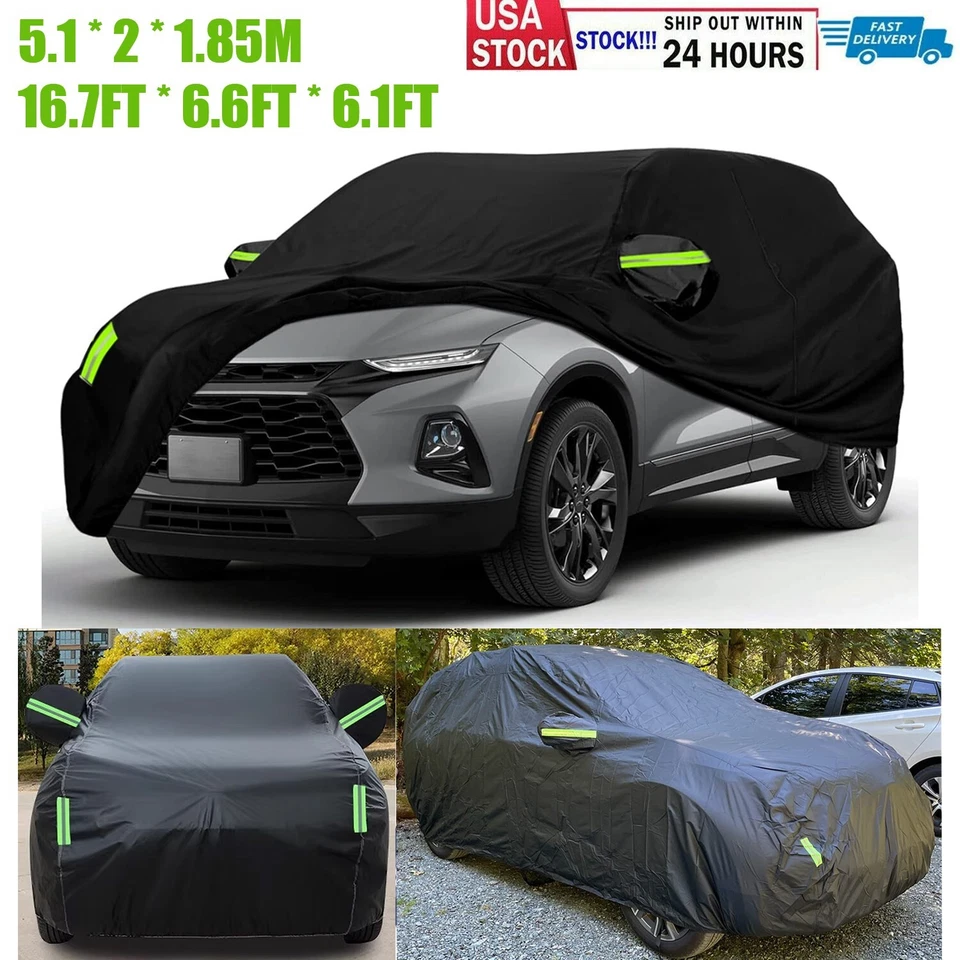 Cubierta completa para automóvil para GMC Acadia SUV exterior UV nieve resistente a la lluvia protección EE. UU. Foto 2 de 4