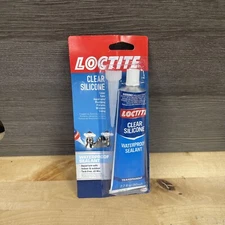 Henkel 908570 2.7 oz Tub Clear Silicone Waterproof Sealant New