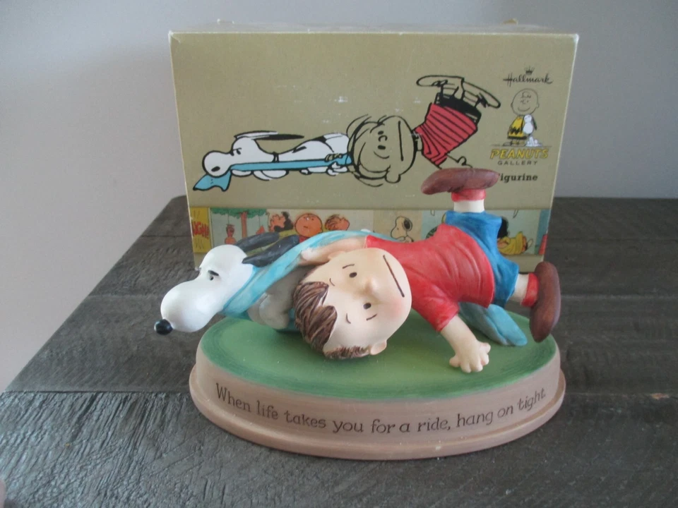 Hallmark Schultz Peanuts When life takes you for a ride hang on tight figure - Image 2 of 4