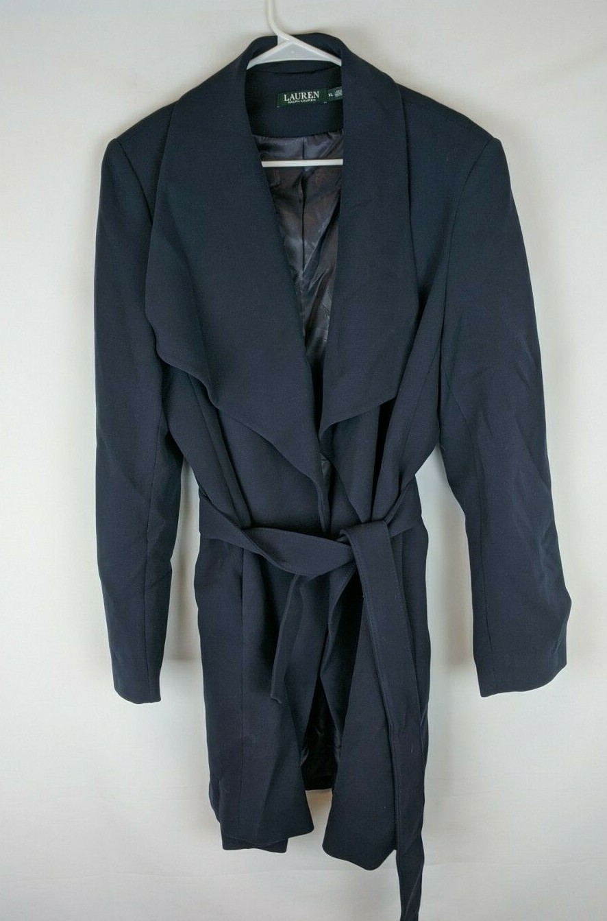 Lauren Ralph Lauren Belted Crepe Wrap 
