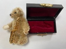 World of Miniature Bear By Theresa Yang3" Mohair " Sax Bear 1192