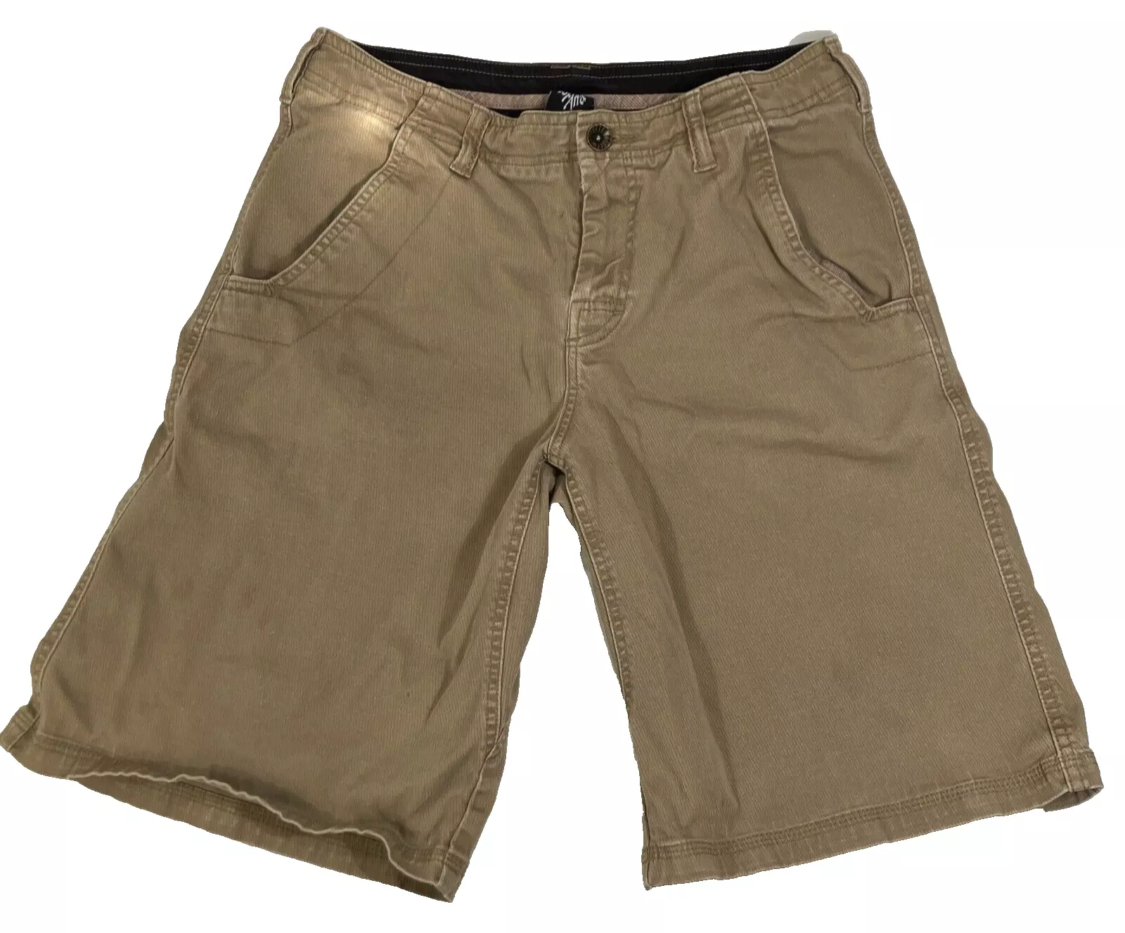 prana hiking outdoor travel chino solid cotton stretch shorts