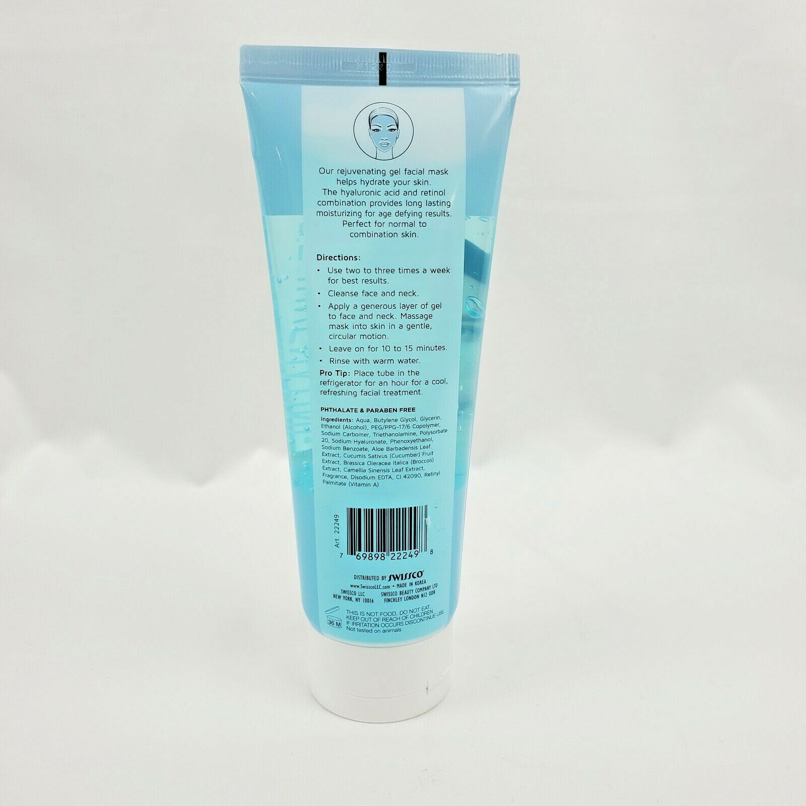 2X Precision Beauty Rejuvenating Hyaluronic Acid + Retinol Gel Facial Mask 7.4oz 769898222498 eBay