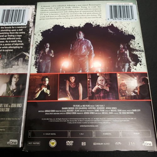 Lake Fear 1 and 3 DVDs Horror Scary Movies - Imagen 5 de 5