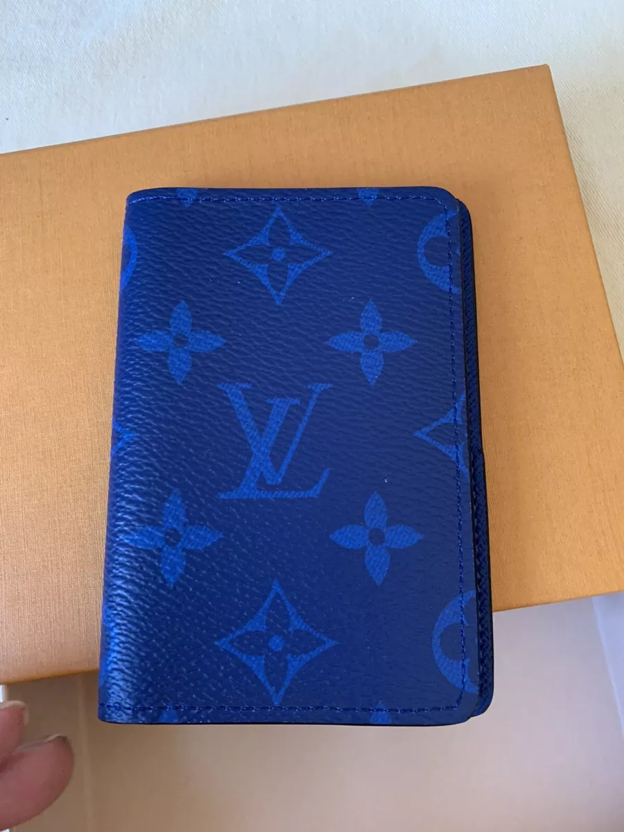 Louis Vuitton Pocket Organizer Monogram Pacific Taiga Blue