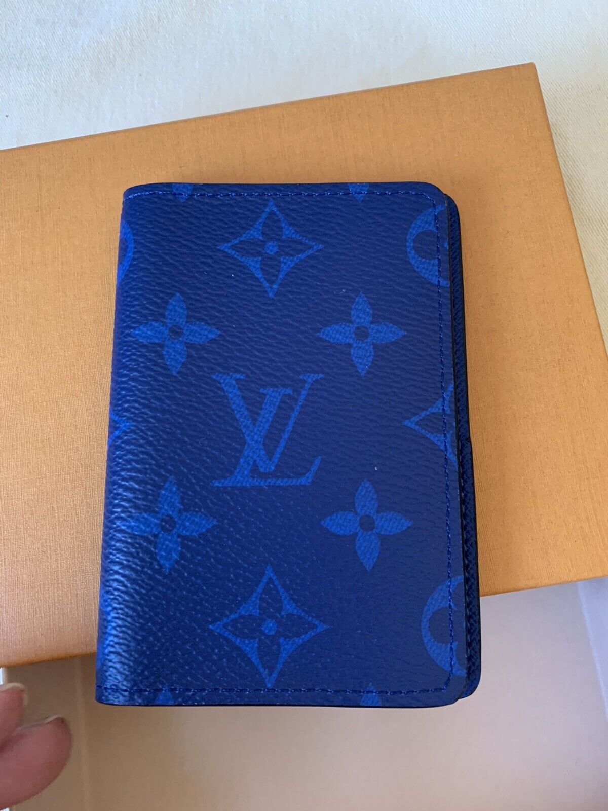 lv pocket organizer blue