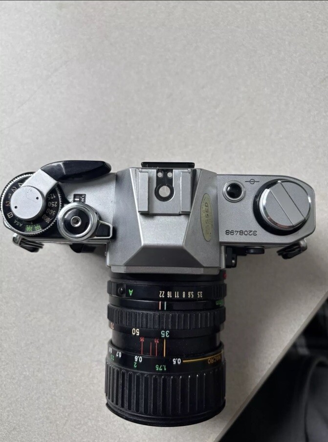 Canon AE-1 35mm Film Camera, FD 35-70mm Lens (READ DESCRIPTION) | eBay