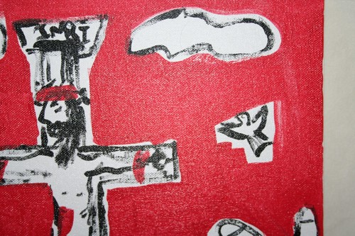 TRINITY JESUS DOVE FATHER GOD Jr CHARLIE FAST OUTSIDER POLITICAL FOLK POP ART - Picture 8 of 10