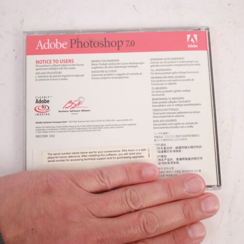 Adobe Photoshop 7.0 Upgrade CD for Macintosh w/ Serial #'s - Picture 5 of 6