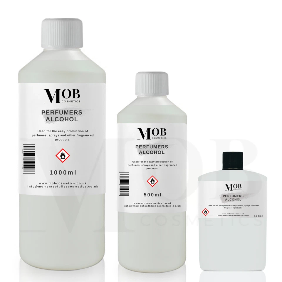 MOMENTS OF BLISS COSMETICS Perfumers Alcohol DIY Make your own perfumes, aftershaves and room sprays UK