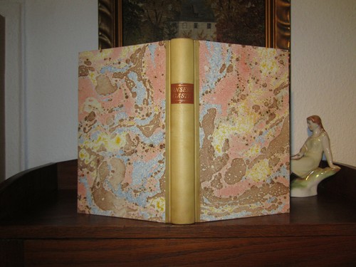 LUXUS GÄSTEBUCH Blankobuch HANDEINBAND Pergament BUCHBINDER Handarbeit UNIKAT