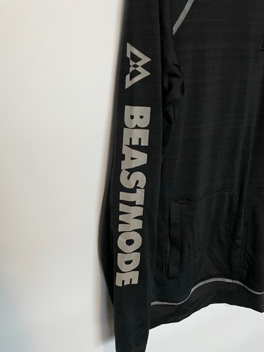 Las Vegas Raiders Hoodie Mens Small Black Pullover Beast Mode NFL Football - Picture 3 of 11
