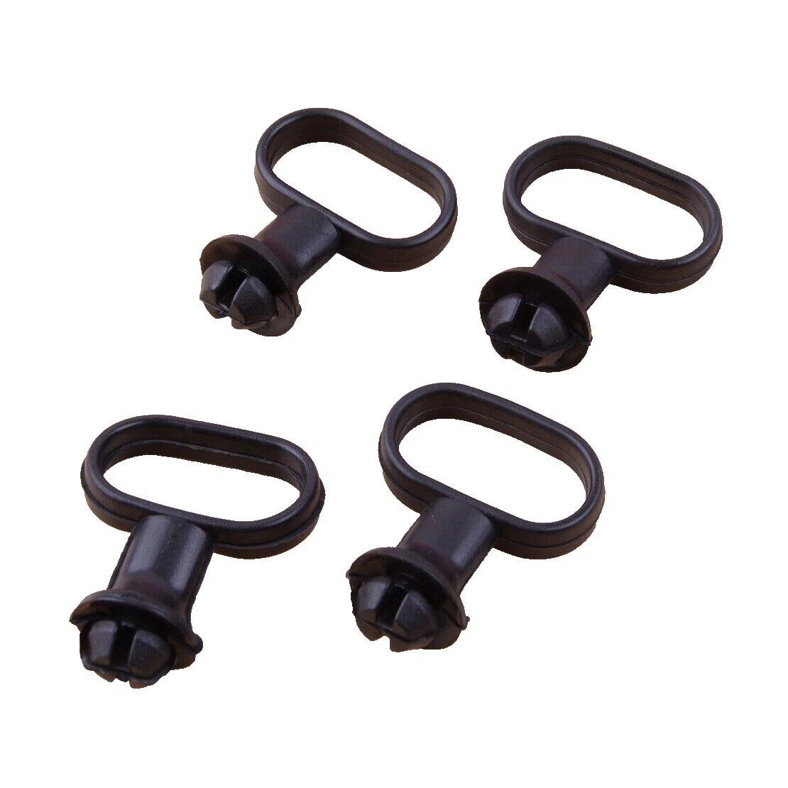 Guardabarros de goma negros para motocicletas y scooters