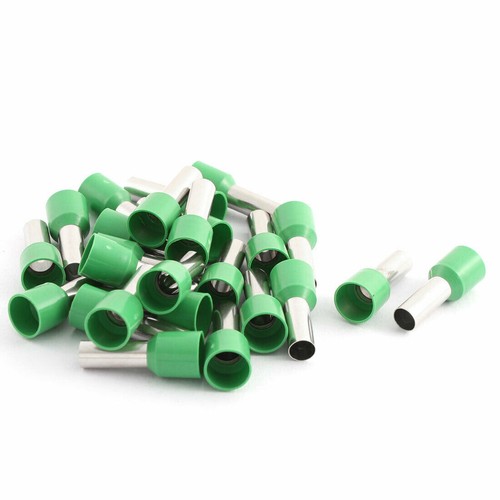 25 Pcs 10mm2 Crimp Wire End Terminal Insulated Bootlace Ferrule Connector - Picture 2 of 4