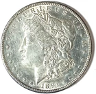 1891 S $1 Morgan Silver One Dollar US Coin San Francisco AU