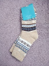 NEW WITH TAG. Weelis Ladies Wool Blend Socks. CHARITY SALE