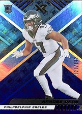 NAKOBE DEAN #170 /199 RC 2022 PANINI Xr EAGLES BLUE