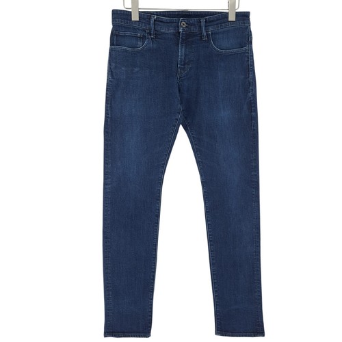 Pantalon Jean Noir G-Star Comic - Taille Basse Slim W32/L40-42 - Stretch Enduit - Neuf Avec étiquettes