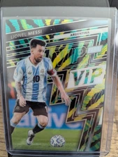 Lionel Messi 2025 Panini VIP Baja Tiger Stripes